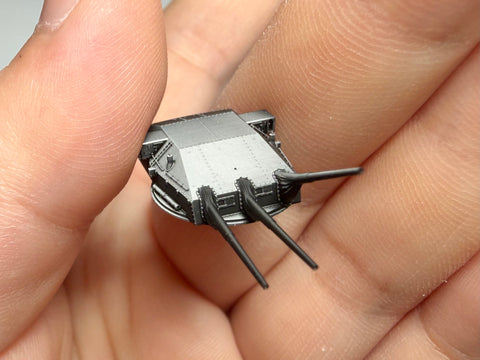 MUYIモデル G700120 1/700 ドイツ海軍シャルンホルスト(1943) 主砲