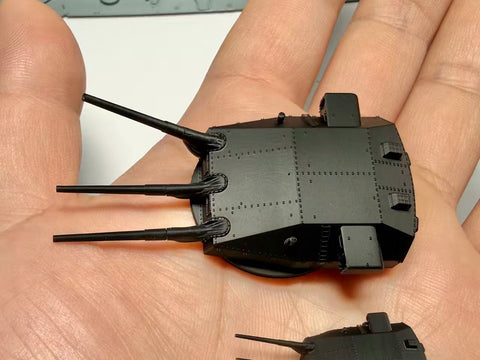 MUYIモデル G350120 1/350 ドイツ海軍シャルンホルスト(1943) トランペッター用主砲 05361