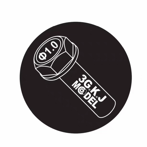 カレドモデル S001 1.0mm 六角フランジねじ 20本入り/箱