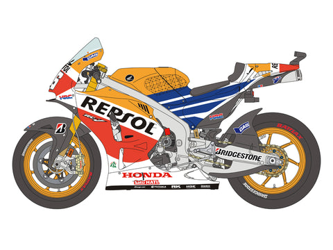 ブルースタッフ BS 12-009 1/12 ホンダ RC213V ダニ・ペドロサ 2014 - 1/12デカール&パーツ タミヤ14130用