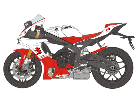 ブルースタッフ BS 12-014 1/12 ヤマハ YZF-R1 20周年記念 - 1/12デカール タミヤ14133用