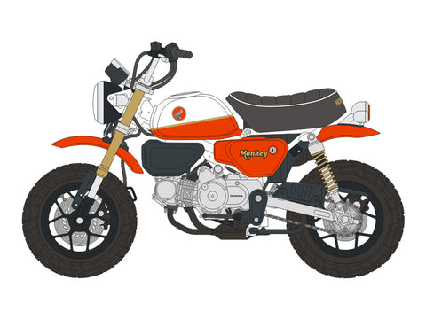 ブルースタッフ BS 12-018 1/12 ホンダ 125 モンキー カスタムカラー - 1/12デカール タミヤ14134用