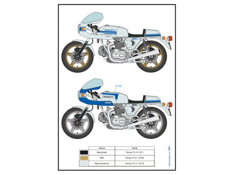 ブルースタッフ BS 12-027 1/12 ドゥカティ 900SS - 1/12デカール タミヤ14025用