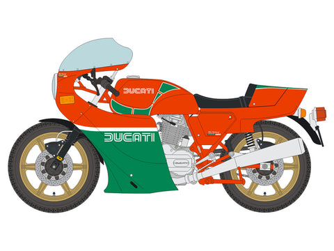 ブルースタッフ BS 12-030 1/12 ドゥカティ 900 マイク・ヘイルウッド レプリカ - 1/12デカール タミヤ14019用