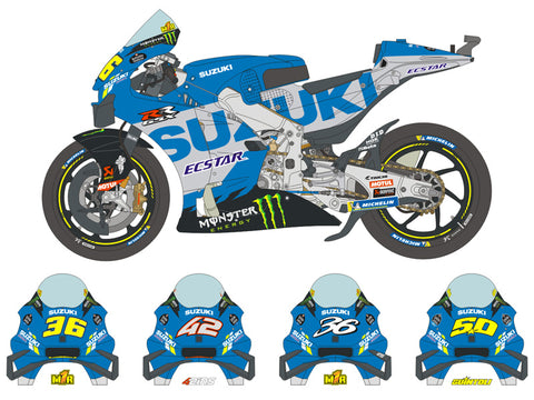 ブルースタッフ BS 12-032 1/12 スズキ GSX-RR 2021 - 1/12デカール タミヤ14139用