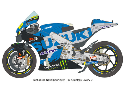 ブルースタッフ BS 12-032 1/12 スズキ GSX-RR 2021 - 1/12デカール タミヤ14139用