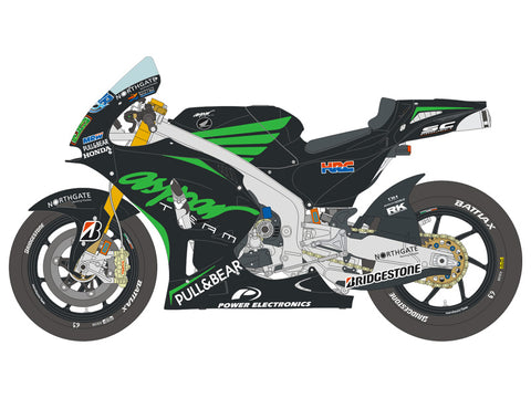 ブルースタッフ BS 12-035 1/12 ホンダ RC213V アンヘル・ニエト・チーム 2015 - 1/12デカール タミヤ14130用