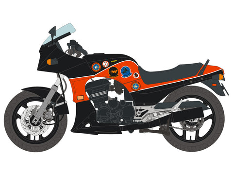 ブルースタッフ BS 12-037 1/12 カワサキ GPZ900R "トップガン" - 1/12デカール アオシマ用