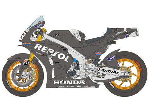 ブルースタッフ BS 12-044 1/12 ホンダ RC213V Test 2014 - マルケス / ペドロサ / ストーナー - 1/12デカール タミヤ14130用