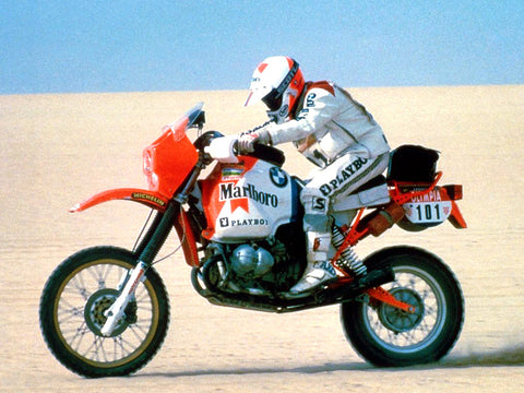 ブルースタッフ BS 12-047 1/12 BMW R80 G/S パリ・ダカール・ラリー 1985 / パイロット - 1/12デカール タミヤ14056用