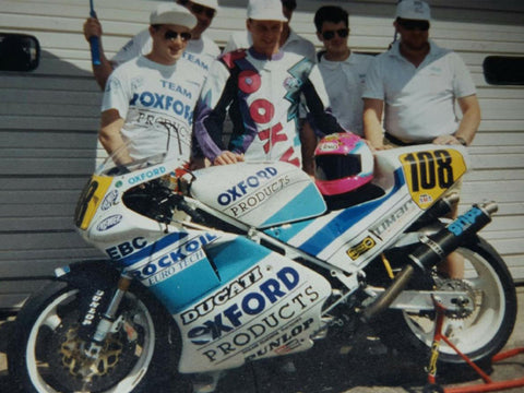 ブルースタッフ BS 12-048 1/12 ドゥカティ 888 オックスフォードプロダクツ デイトナ 200 AMA 92' / スティーブ HISLOP - 1/12デカール タミヤ14063用