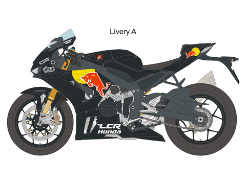 ブルースタッフ BS 12-052 1/12 ホンダ CBR1000RR-R SP - トレーニングバイク レプリカ / ヨハン・ザルコ 24' - 1/12デカール タミヤ14138 / 14141用