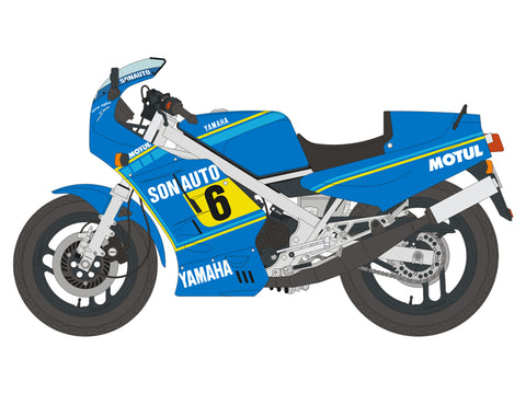 ブルースタッフ 12056 1/12 ヤマハ RD500LC サロン・レプリカ - 1/12デカール, PE & 3Dパーツ(タミヤ14037用)