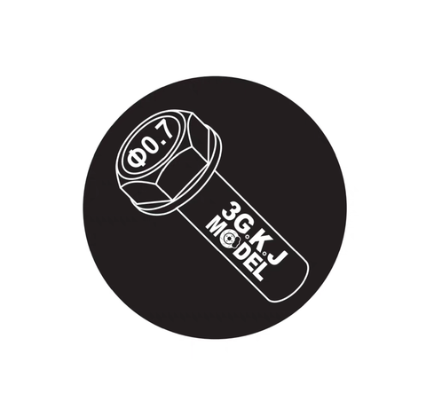 カレドモデル S002 0.7mm 六角フランジねじ 20本入り/箱