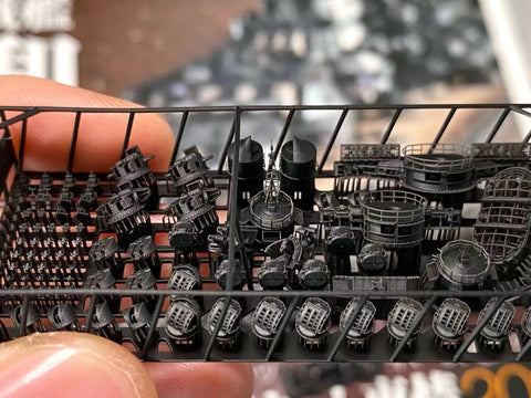バンカースタジオ IJN70100A 1/700 WWII日本海軍 戦艦 大和 ディティールアップセット 1944/45年 A バリューパック