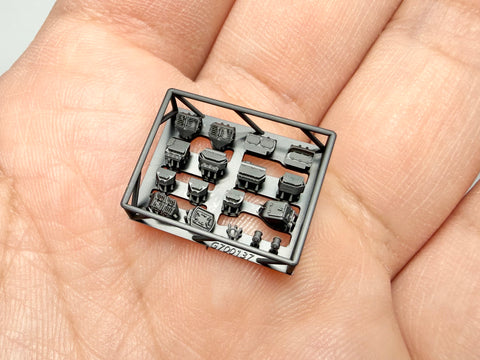 MUYIモデル G700137 1/700 ドイツ海軍シャルンホルスト甲板換気装置