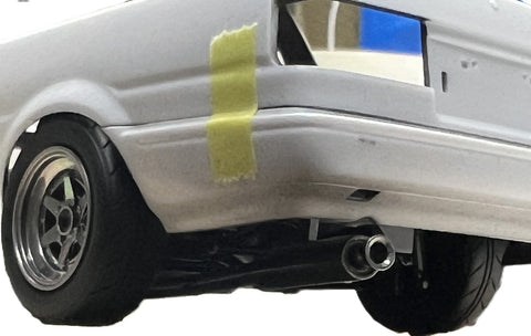 ケイスタイル KS-PA113 1/24 AE86用 ボーダー304マフラー(ハセガワ対応)