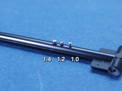 カレドモデル S004 1.0mm すりわり付きねじ 30本入り/箱