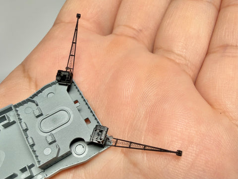 MUYIモデル G700119 1/700 フライホーク用 ドイツ海軍 シャルンホルスト クレーン