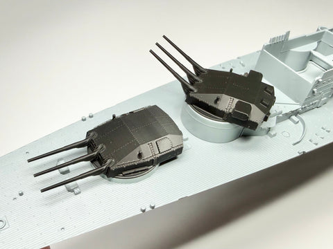 MUYIモデル G700120 1/700 ドイツ海軍シャルンホルスト(1943) 主砲