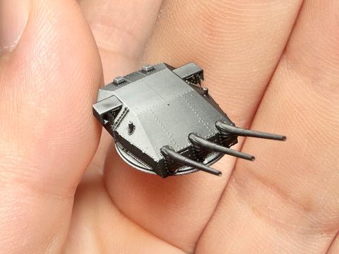 MUYIモデル G700120 1/700 ドイツ海軍シャルンホルスト(1943) 主砲