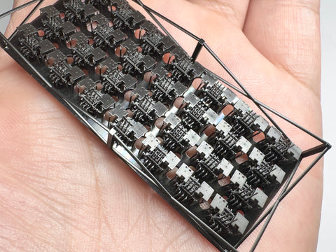 MUYIモデル XZ350004 1/350 九六式25mm三連装機銃(防盾付き)(LPR) 超精密3Dプリントキット(28パーツ)