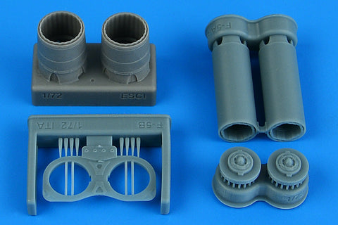 アイリス 7402 1/72 F-5B フリーダムファイター エキゾーストノズル (イタレリ/レベル/エッシー用)