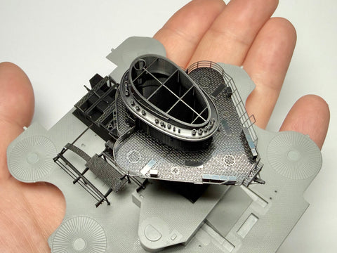 MUYIモデル G350122S 1/350 ドイツ海軍シャルンホルスト (1943) ドラゴン 1040 用煙突