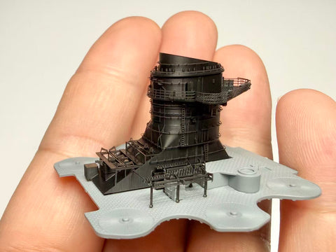 MUYIモデル G700122 1/700 ドイツ海軍シャルンホルスト(1943) フライホーク用煙突