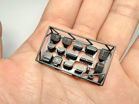 MUYIモデル G350137S 1/350 ドイツ海軍シャルンホルスト ドラゴン1040用デッキベント