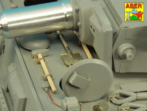 アベール 16028 1/16 ドイツタイガーI 初期型用 チューンパーツ備品等(汎用)