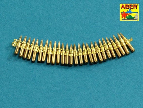 アベール 16130 1/16 アメリカ ブローニング50口径機銃M2用 弾帯30発分 治具付き