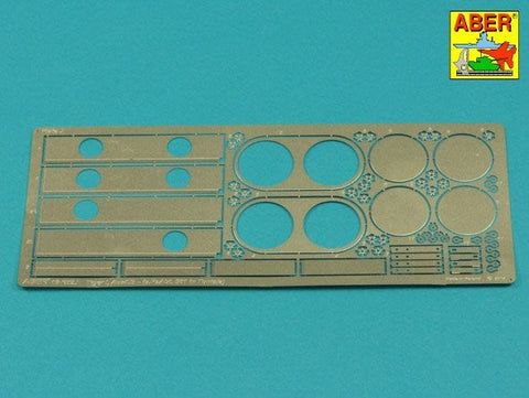 アベール 16145 1/16 ドイツ タイガーI E型 第501重戦車大隊チェニジア- エアフィルターカバー(タミヤ,タコム用)