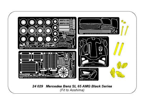 アベール 24029 1/24 メルセデスベンツ SL65 AMG ブラックシリーズ(アオシマ用)