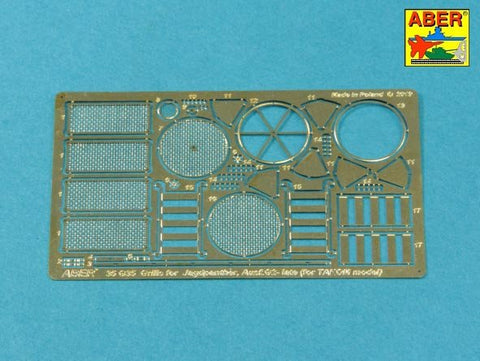 アベール 35G35 1/35 ドイツ ヤークトパンサーG・ヤークトパンサーG2用エンジングリル(タコム用)