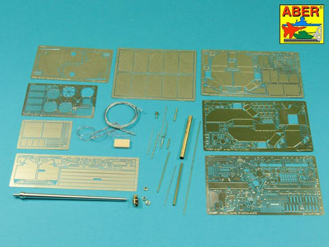 アベール 35K21 1/35 パンサーG型 ボックスフルセット エッチング アルミ砲身他(タミヤ用)