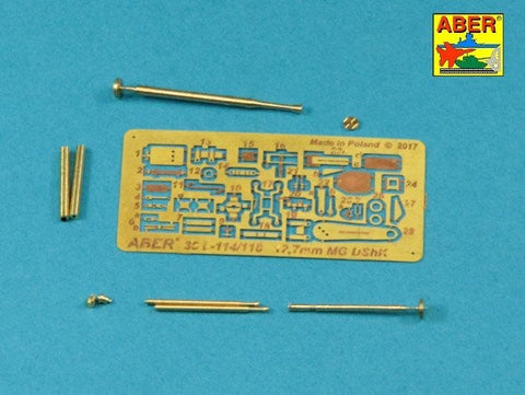 アベール 35L114 1/35 ロシア WWII 12.7mmDShK機関銃 車載型用銃身