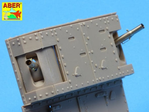 アベール 35L156 1/35 イギリス マークIV菱形戦車 雌型用銃身セット(タコム用)