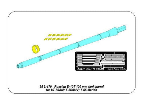 アベール 35L170 1/35 ロシア T55AM戦車用 100mmD10T砲身(タコム用)