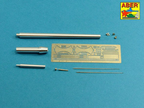 アベール 35L225 1/35 ドイツ マウス超重戦車用 砲身 主砲・副砲・アンテナセット(タコム用)