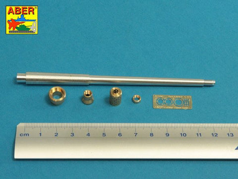 アベール 35L232 1/35 ドイツ 超重戦車VII号レーヴェ用 10.5cmKwk L/70砲身 多孔制退器(アミュージングホビー用)