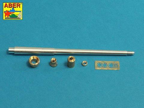 アベール 35L232 1/35 ドイツ 超重戦車VII号レーヴェ用 10.5cmKwk L/70砲身 多孔制退器(アミュージングホビー用)