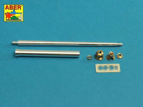 アベール 35L247 1/35 ドイツ キングタイガー ポルシェ初期砲塔型用 8.8cmKwk43 ワンピース砲身(ホビーボス用)