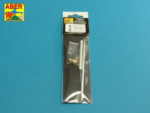 アベール 35L247 1/35 ドイツ キングタイガー ポルシェ初期砲塔型用 8.8cmKwk43 ワンピース砲身(ホビーボス用)