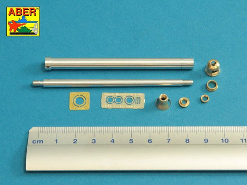 アベール 35L248 1/35 ドイツ キングタイガー ポルシェ砲塔型用 8.8cmKwk43 ツーピース砲身(ホビーボス用)