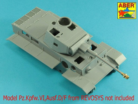 アベール 35L253 1/35 ドイツ VI号戦車 C/B型(VK.36.01)用 7.5cmダブルバッファー付き砲身(レボシス用)