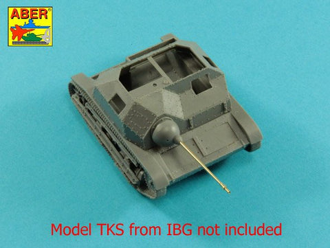 アベール 35L258 1/35 ポーランド TKS戦車用 20mm wz.38 FKA戦車砲身プロトタイプマズルブレーキ TKS戦車用(IBG/RPM用)