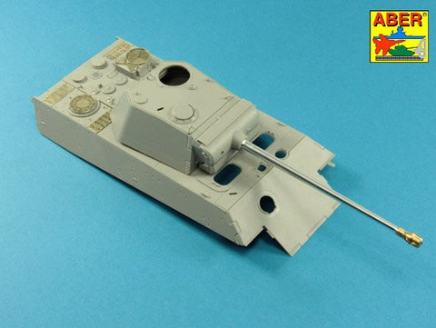 アベール 35L300 1/35 ドイツ パンサーG型用 7.5 cm 砲身 マズルブレーキ付き(タコム用)