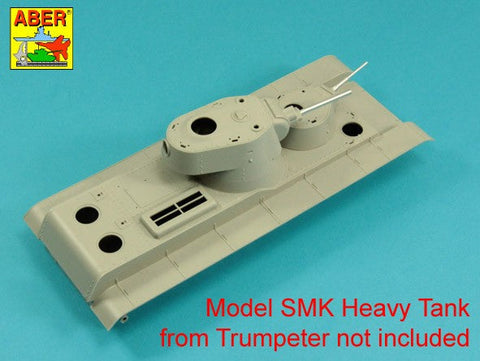 アベール 35L318 1/35 ソビエト SMK重戦車用砲身セット 1x76,2mm L-11, 1x45mm M1932(トランペッター用)
