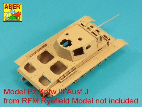 アベール 35L321 1/35 ドイツ III号戦車J・L・M型用 5cmKwk39 L/60砲身(ライフィールド用)